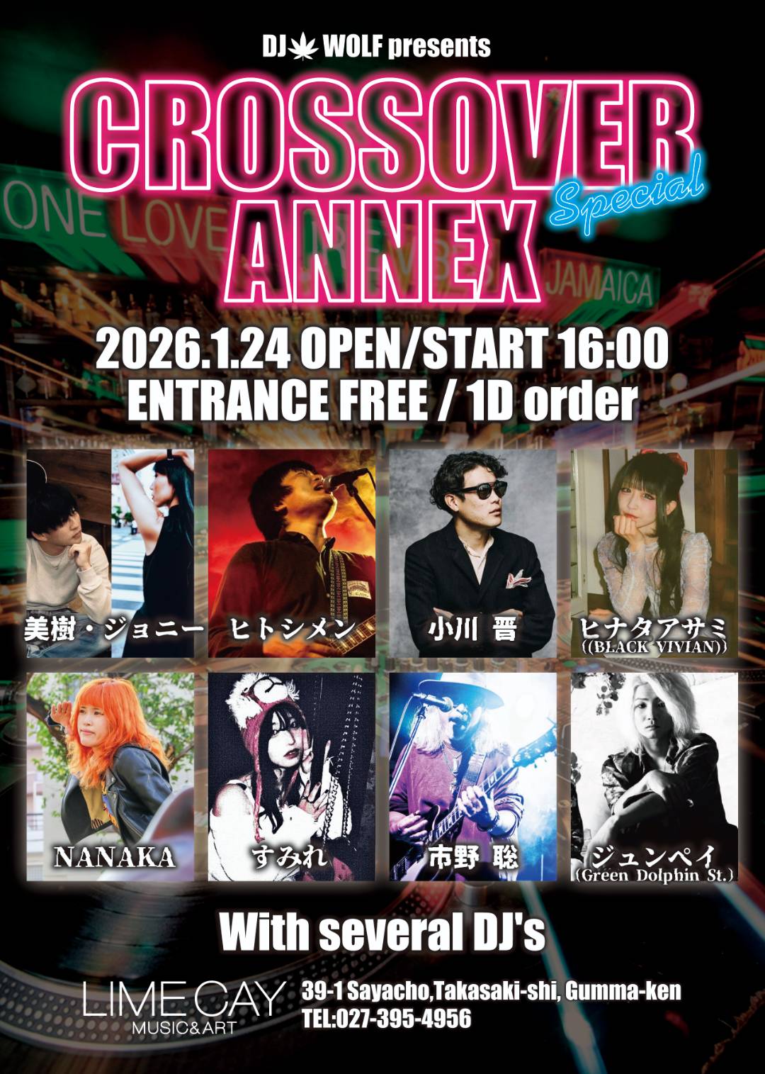 CROSSOVER VOL.38 SPECIAL ! TAKASAKI club JAMMER'S &the Groove